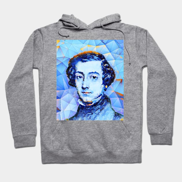 Alexis de Tocqueville Portrait | Alexis de Tocqueville Artwork Painting 14 Hoodie by JustLit